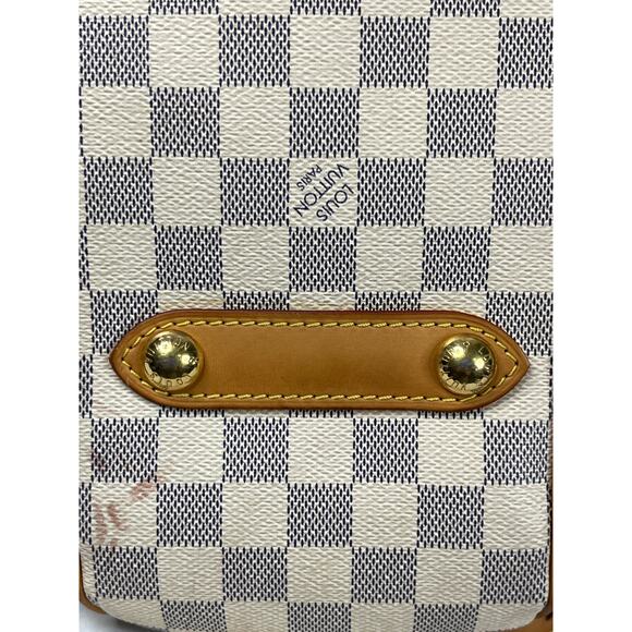 Louis Vuitton Siracusa MM Damier Azur Canvas Two Way Bag Tote Crossbody Spain - Picture 16 of 16